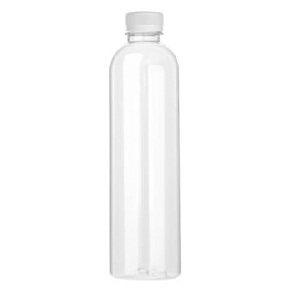 Boston Round Glass Juice Bottles with Caps (20pcs)