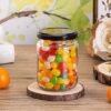 Bulk Round Glass Containers Glass Jars with Lids (30pcs)