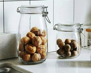 Alternative view of Glass Storage Containers with Stainless Steel Lid (10pcs)